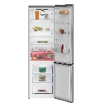 Холодильник с морозильником Beko B3RCNK405HDX серебристый