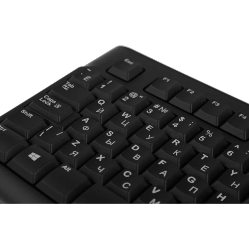 Клавиатура проводная Logitech K120 for business, USB черный (заводская гравировка)