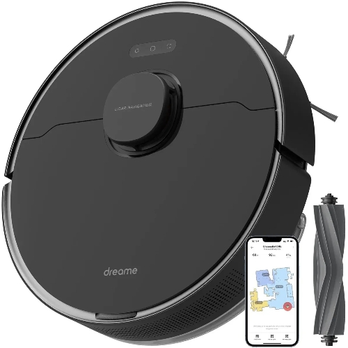 Робот-пылесос Dreame D10S Pro черный, 5200 мАч Li-Ion, уборка сухая/влажная, пылесборник контейнер 0.57 л
