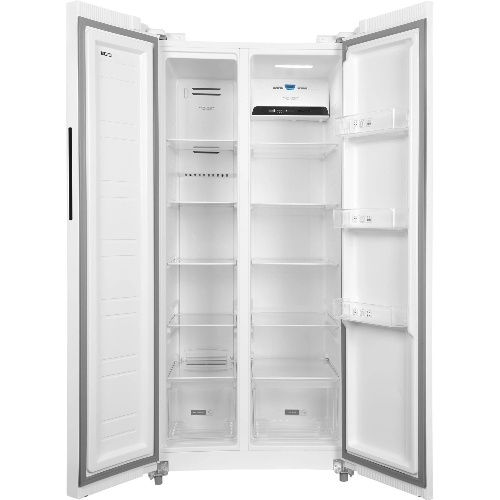 Холодильник Hyundai CS45082F белый двухкамерный 270/180л морозилка снизу, No Frost, Side by Side
