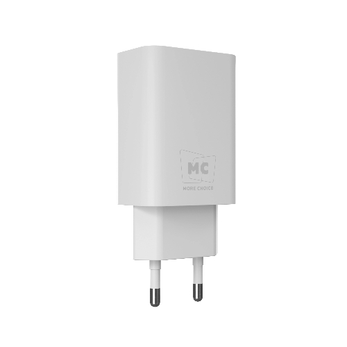 Сетевое зарядное устройство MORE CHOICE (4620202555694) NC07i СЗУ 1USB 2.0A, белый