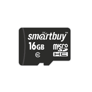 Флеш карта SDmicro Card 16Gb Smartbuy Сlass 10 (без адаптеров)