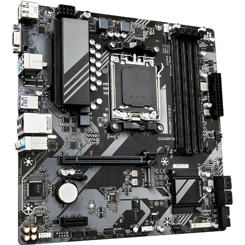 Материнская плата Gigabyte A620M DS3H, mATX, AM5, AMD A620, 4xDDR5, 4xSATA, 1xM.2, 1xPCI-E 4.0 x16, 1xPCI-E x1, 1xHDMI, 1xDP, 1xVGA, 1x 1Gb LAN, 1xUSB 3.2 Gen 1, 4xUSB 2.0, 3x3.5мм, 7.1, ATX