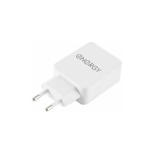 Сетевое зарядное устройство ENERGY ET-32, 2,1А, белый (104290)