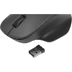 Мышь беспроводная Xiaomi Wireless Mouse Comfort Edition черный, 1200 dpi, радиоканал, USB, кнопки - 3