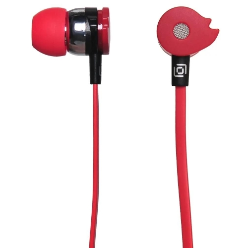 Проводные наушники Oklick HP-S-210 красный, внутриканальные, Jack 3.5 мм
