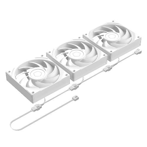 Система жидкостного охлаждения ID-Cooling FX360 LCD PE WHITE (Soc 1851/1700/1200/115X/AM5/AM4, 3x120мм fan, 2450rpm, 34.3 дБ, 350W, PWM 4-pin, Al+Cu) (FX360 LCD P