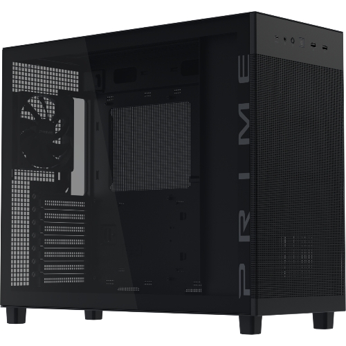 Корпус ASUS Prime AP303 TG, Midi-Tower, чёрный, 1 x 120 мм