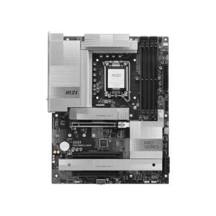 Материнская плата MSI PRO Z890-A WIFI, LGA 1851, Intel Z890, 4xDDR5, 4xSATA, 4xM.2, 1xPCIe 5.0 x16, 2xPCIe 4.0 x4, 1xHDMI, 2xUSB-C Thunderbolt 4, 1xUSB-C 3.2 Gen 2, 3xUSB-A 3.2 Gen 2, 4xUSB-A 3.2 Gen 1, 1x 5Gb LAN, 2x3.5 мм, 7.1, ATX