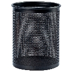 Подставка Deli E909 для письменных принадлежностей, черный, металл, сетка