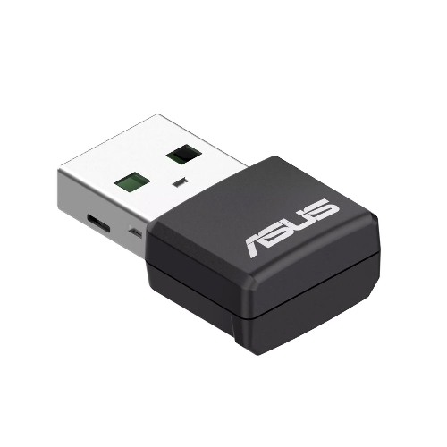 Адаптер Wi-Fi ASUS USB-AX55 NANO 90IG06X0-MO0B00 WI-FI 802.11ax/ac/a/g/n, 400 + 867 Mbps USB 3.0 Adapter + 2 антенны