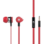 Проводные наушники Oklick HP-S-210 красный, внутриканальные, Jack 3.5 мм