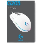 Мышь проводная Logitech G102 LIGHTSYNC белый, 8000 dpi, USB, кнопки - 6