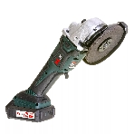 Угловая шлифовальная машина бесщеточная (болгарка) аккумуляторная KLPRO KLAT18B-20 (18В, Li-ion-2шт, 2.0Ач, 115мм, М14, 8500 об/мин З/У,сумка)
