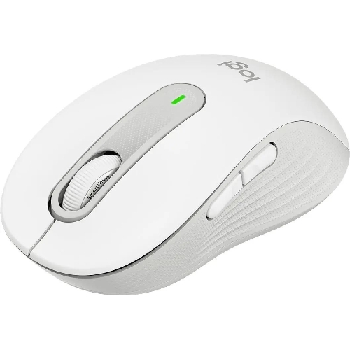 Мышь беспроводная Logitech Signature M650 белый, 4000 dpi, радиоканал, Bluetooth, USB, кнопки - 5