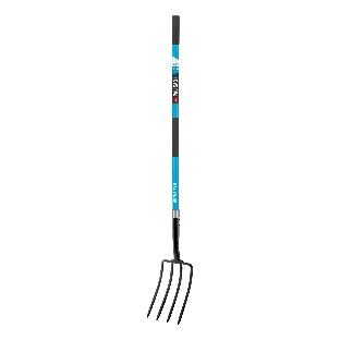 Вилы Palisad LUXE 4-х рогие,огородные,кованые, 190х290х1485 мм, фибергласовый черенок,ПВХ накладка