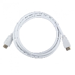 Кабель ACD-DHHM2-18W ACD-DHHM2-18W HDMI 2.0, Golden Plated,19m/19m, белый, 1.8м