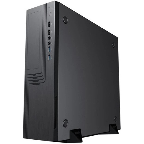 Компьютерный корпус Slim Case Powerman EL555 черный PM-300ATX 2хUSB 3.0+2хUSB 2.0,HD,Audio mATX, miniATX