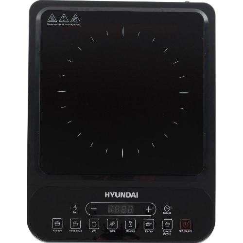 Плита настольная электрическая Hyundai HYC-0101 черный эмаль (настольная)