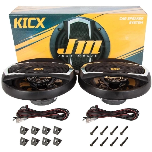 Колонки автомобильные Kicx JM-165 130Вт 89дБ 4Ом 16.5 см (6 1/2 дюйм) (ком.: 2 кол.) коаксиальные трехполосные