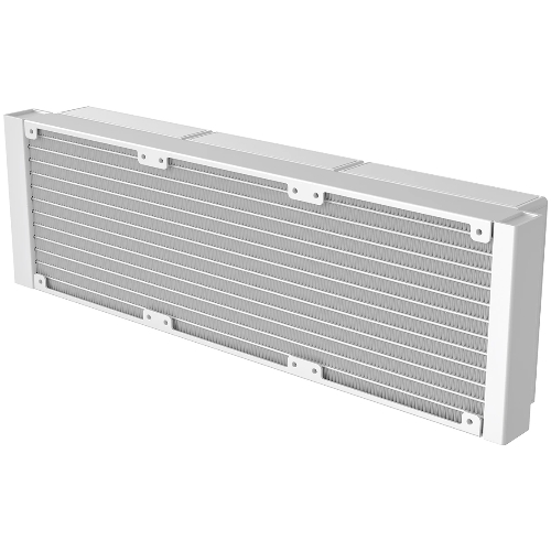 Система жидкостного охлаждения ID-Cooling FX360 LCD PE WHITE (Soc 1851/1700/1200/115X/AM5/AM4, 3x120мм fan, 2450rpm, 34.3 дБ, 350W, PWM 4-pin, Al+Cu) (FX360 LCD P