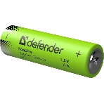 Батарейка алкалиновая Defender LR6-4S АА, шринк, 4 шт., EcoLine
