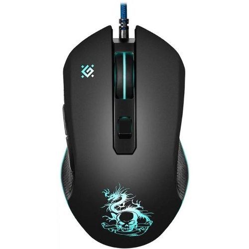 Мышь проводная Defender Sky Dragon GM-090L черный, 3200 dpi, USB, кнопки - 6