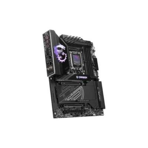 Материнская плата MSI MPG Z890 CARBON WIFI, LGA 1851, Intel Z890, 4xDDR5, 4xSATA, 5xM.2, 1xPCI-E 5.0 x16, 1xPCI-E 5.0 x8, 1xPCI-E 4.0 x4, 1xHDMI, 2xUSB-C Thunderbolt 4, 1xUSB-C 3.2 Gen 2, 10xUSB-A 3.2 Gen 2, 2x 5Gb LAN, 2x3.5 мм, 7.1, ATX