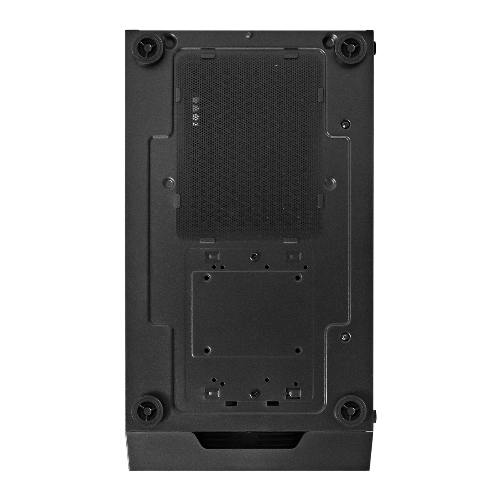 Компьютерный корпус Miditower ExeGate EVO-5001A-EVO800 (ATX, БП EVO800RGb с вент. 12 см, 2хUSB+1хUSB 3.0+HD Audio, черный, 3 вент.12см с RGb подсветкой, боковая панель - закаленное стекло)