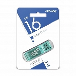 Флешка USB Smartbuy Glossy series Green (SB16GBGS-G), 16Gb, USB 2.0, R/W 25/15, зеленый