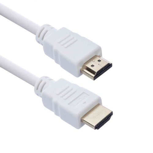 Кабель ACD-DHHM2-18W ACD-DHHM2-18W HDMI 2.0, Golden Plated,19m/19m, белый, 1.8м