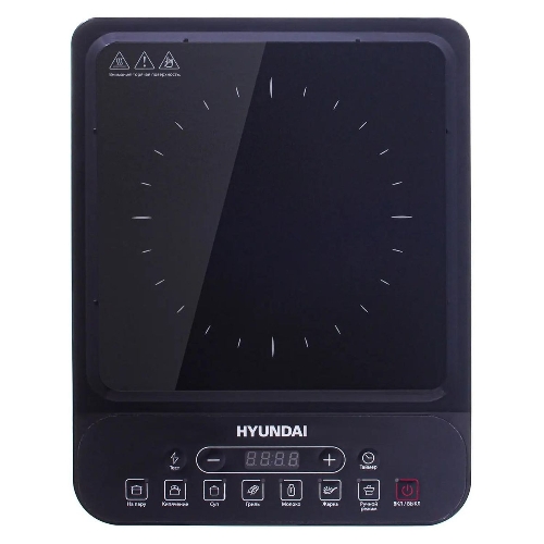 Плита настольная электрическая Hyundai HYC-0101 черный эмаль (настольная)