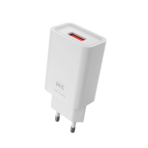 Сетевое зарядное устройство MORE CHOICE (4620202555694) NC07i СЗУ 1USB 2.0A, белый