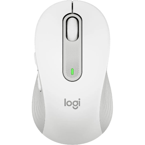 Мышь беспроводная Logitech Signature M650 белый, 4000 dpi, радиоканал, Bluetooth, USB, кнопки - 5