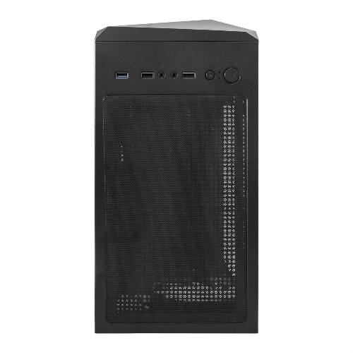 Компьютерный корпус Miditower ExeGate EVO-8225-NPX600 (ATX, БП 600NPX с вент. 12см, 2хUSB+1хUSB 3.0, черный, 2 вент. с RGb подсветкой и полоса на передней панели, боковая панель - закаленное стекло)
