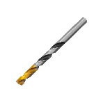 Сверло спиральное по металлу Denzel 8 x 117мм, Р6М5, Golden Tip, многогранная заточка