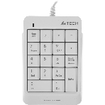 Числовой блок проводной A4Tech Fstyler FK13P, USB, белый