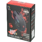 Мышь проводная A4Tech Bloody J90s черный, 8000 dpi, USB, кнопки - 12