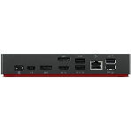 USB-концентратор Lenovo ThinkPad 40AY0090EU, USB Type-C, USB/USB Type-C/RJ-45/HDMI/DisplayPort/mini-jack 3.5мм, USB
