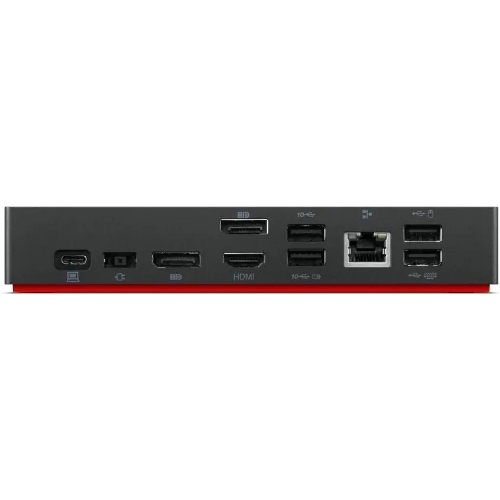 USB-концентратор Lenovo ThinkPad 40AY0090EU, USB Type-C, USB/USB Type-C/RJ-45/HDMI/DisplayPort/mini-jack 3.5мм, USB