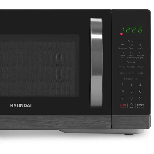 Микроволновая печь Hyundai HYM-D3011 черный, 25 л, 900 Вт, переключатели - сенсор
