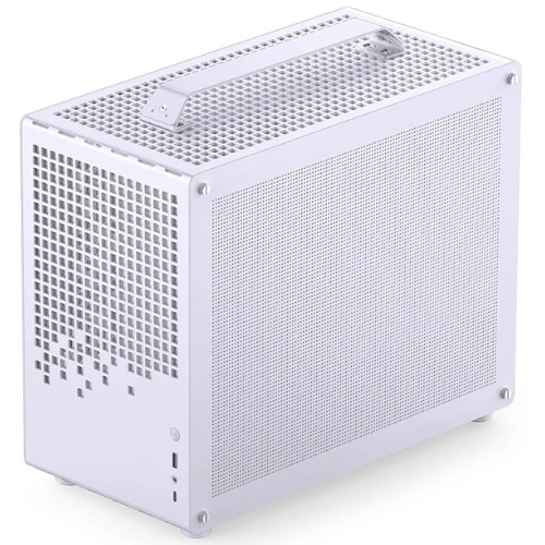 Компьютерный корпус без блока питания Case JONSBO Z20, Mini-Tower, TG, no fan, 1xUSB-A 3.2 + 1xUSB-C 3.2, mATX, mITX White