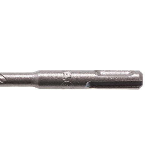 Бур по бетону Denzel двойная спираль, Cobalt W-tip, 8x210 мм, SDS PLUS