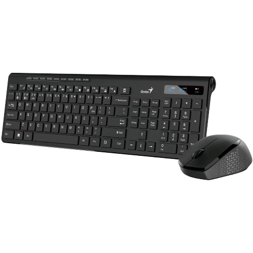 Комплект клавиатура+мышь Genius SlimStar 8230 беспроводной, USB + Bluetooth, 1000 DPI, чёрный