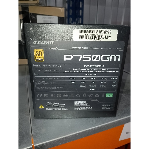 (Из ремонта) Блок питания GIGABYTE ATX2.31 750W GP-P750GM [Cм.описание!]