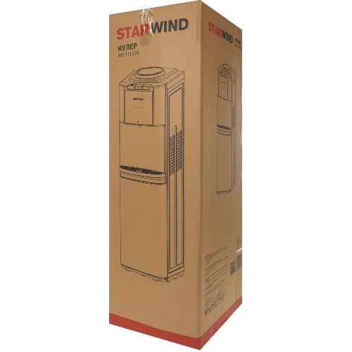 Кулер для воды Starwind SW-1115EB, верхняя загрузка, нагрев 95 °С, охлаждение 10 °С, черный