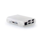 Корпус ACD Transparent RA076 ABS Plastic Injection Molding case with Stripe for Raspberry Pi 3 B (прозрачный, овальный на винтах)(RASP1795)