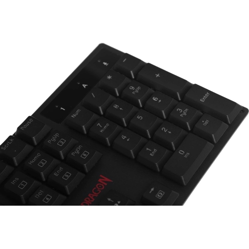 Клавиатура проводная Redragon Apas, USB, черный