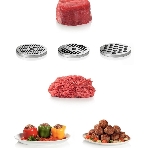 Мясорубка электрическая Bosch MFW 66020 белый/серый, 1800 Вт, 3.0 кг/мин, реверс, защита от перегрузки, насадки - 5