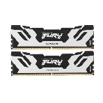 Оперативная память Kingston Fury Renegade, DDR5, 96Gb (2x48GB), 6000MHz, CL32, DIMM, с радиаторами, серебристый/черный